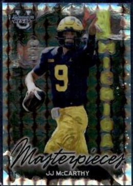 JJ McCarthy #BM-3 Football Cards 2023 Bowman's Best University Masterpieces