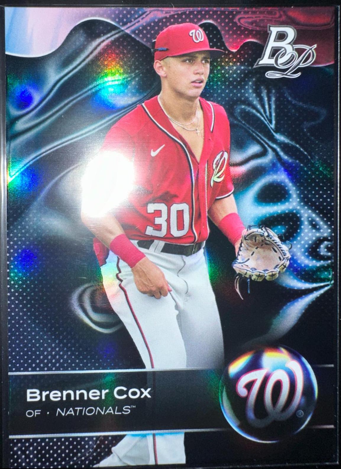 Brenner Cox #TOP-89 Baseball Cards 2023 Bowman Platinum Top Prospects