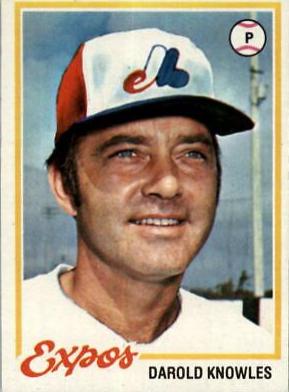 Darold Knowles #414 Baseball Cards 1978 Topps