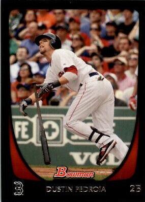 Dustin Pedroia #26 Baseball Cards 2011 Bowman