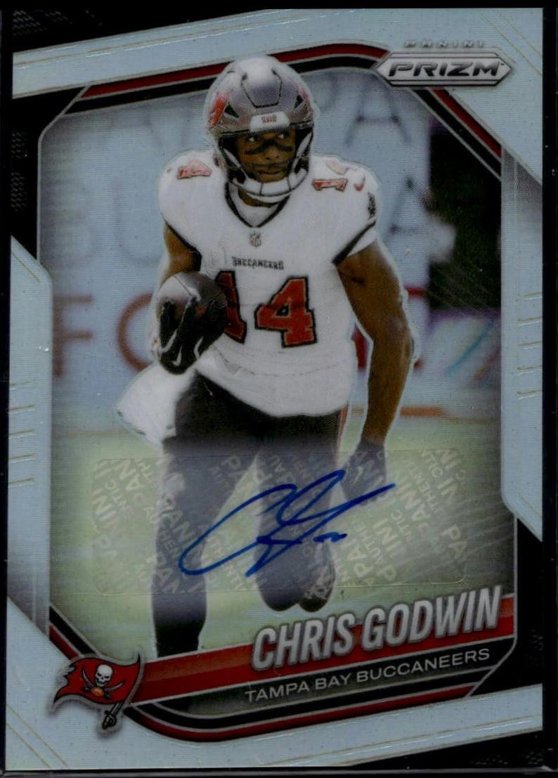 2025 Panini Prizm Chris Godwin [Silver Autograph] #244 card