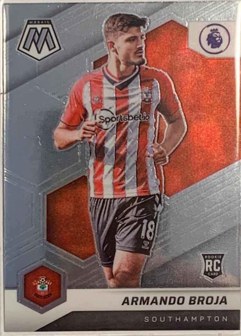 Armando Broja #152 Soccer Cards 2021 Panini Mosaic Premier League