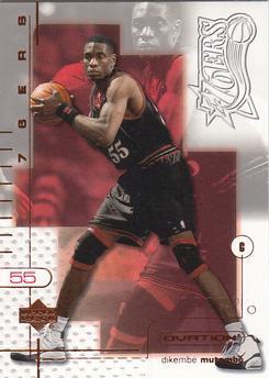 Dikembe Mutombo #65 Basketball Cards 2001 Upper Deck Ovation