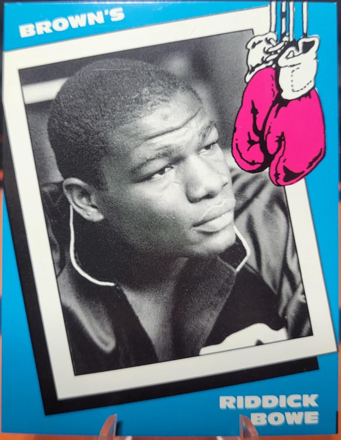 Riddick Bowe #6 Boxing Cards 1990 Brown's