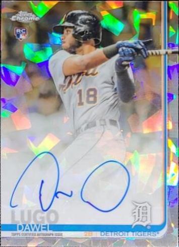 Dawel Lugo #DL Baseball Cards 2019 Topps Chrome Sapphire Rookie Autographs
