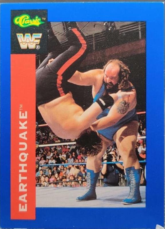 Earthquake #103 Wrestling Cards 1991 Classic WWF