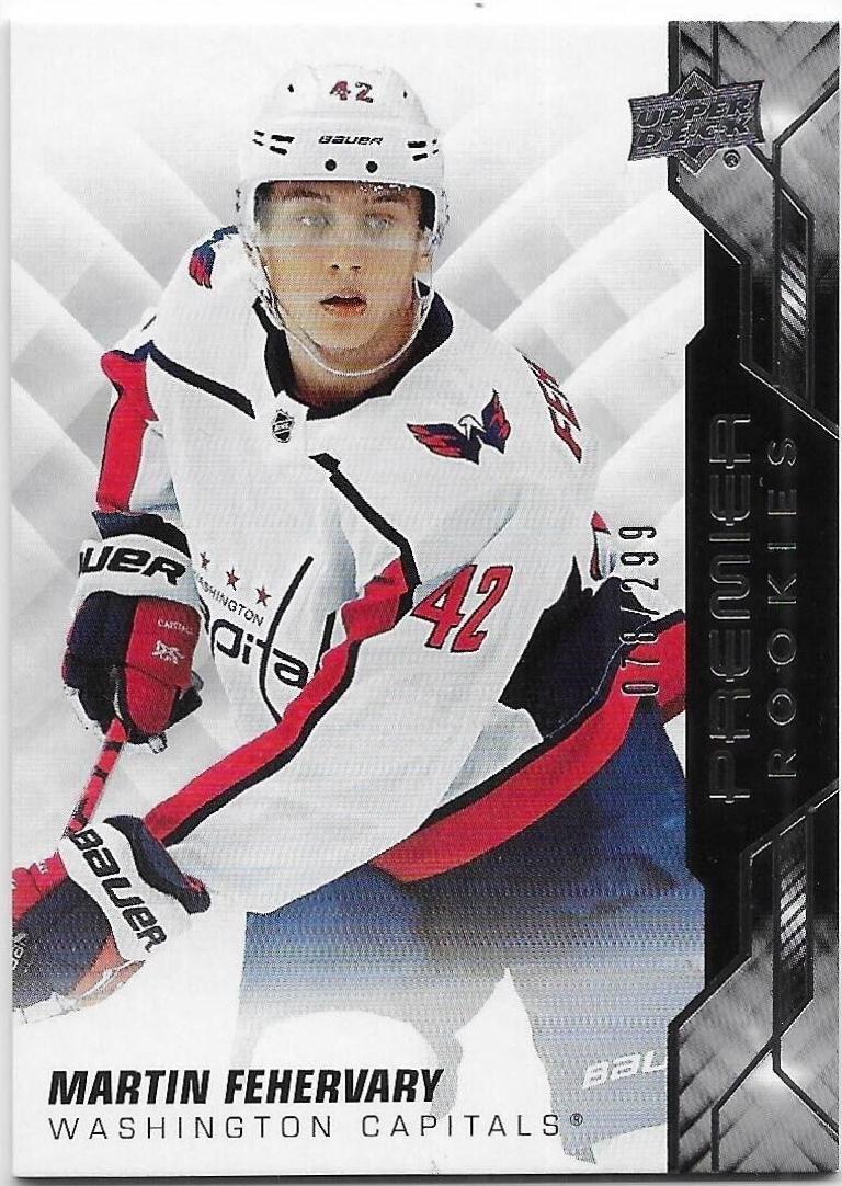 Martin Fehervary #76 2019-20 Upper Deck Premier Hockey