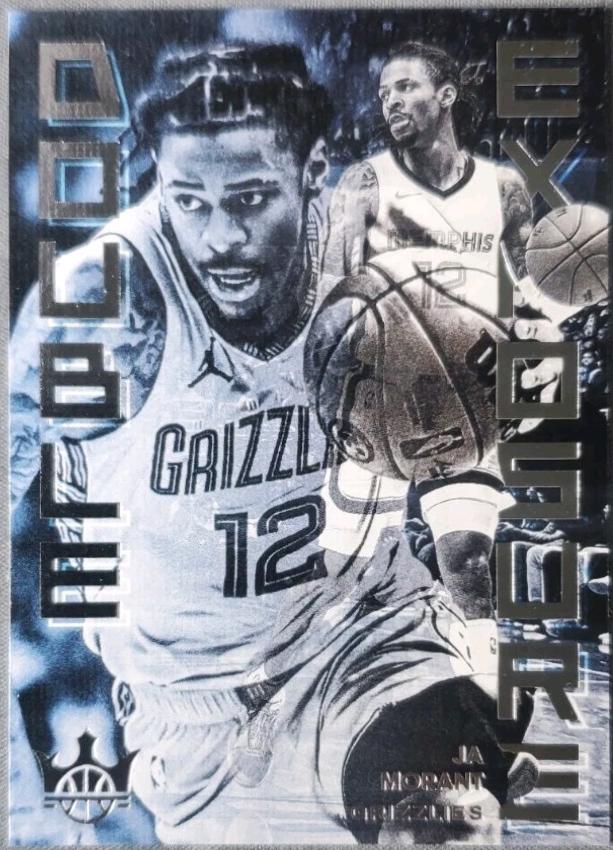 Ja Morant #8 Basketball Cards 2024 Panini Court Kings Double Exposure