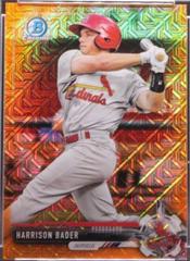 Harrison Bader [Orange Refractor] #BCP143 Baseball Cards 2017 Bowman Mega Box Chrome Prospects Prices