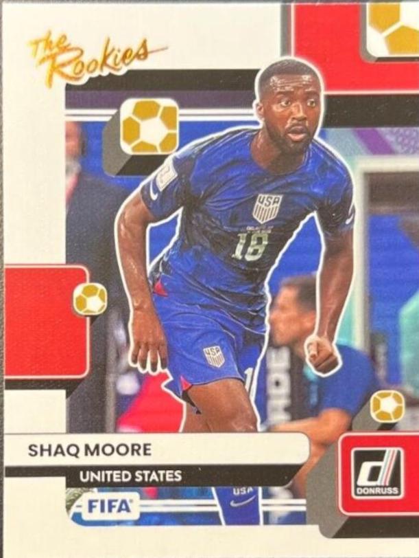 Shaq Moore #25 Soccer Cards 2022 Panini Donruss The Rookies