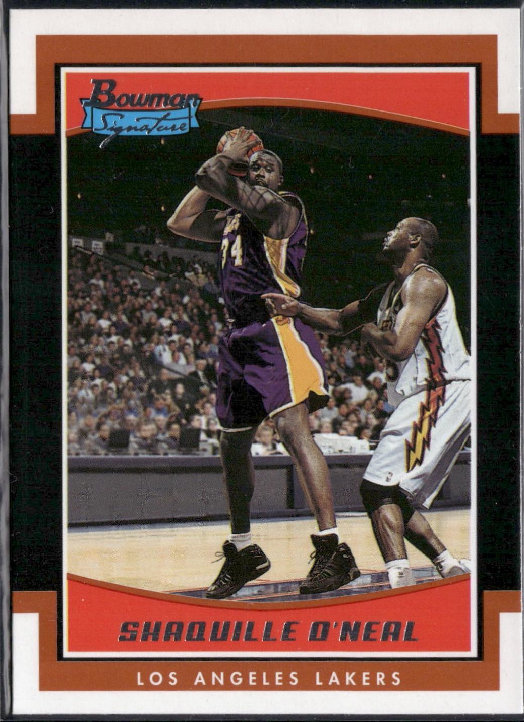 Shaquille O'Neal #SE-SO 2002-03 Bowman Signature Edition Basketball
