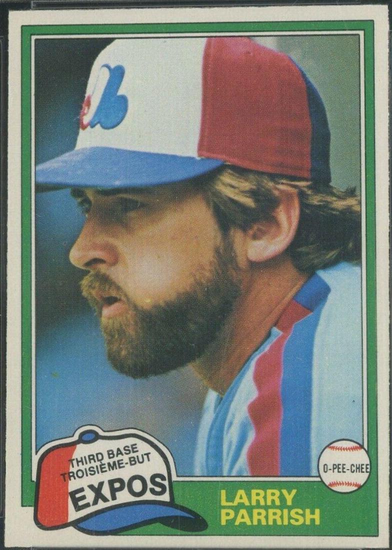 Larry Parrish #15 Baseball Cards 1981 O Pee Chee