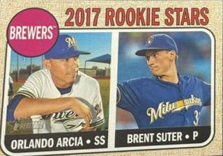 Brewers 2017 Rookie Stars: Orlando Arcia / Brent Suter