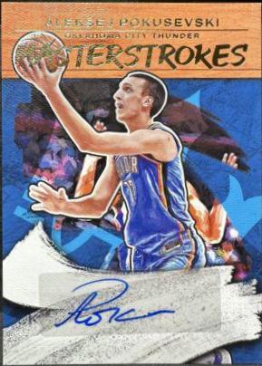 Aleksej Pokusevski #MS-APT Basketball Cards 2022 Panini Court Kings Masterstrokes
