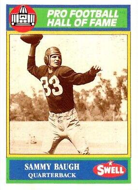 Sammy Baugh #38 Football Cards 1990 Swell Greats