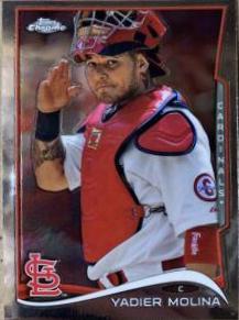 Yadier Molina #16 2014 Topps Chrome Baseball