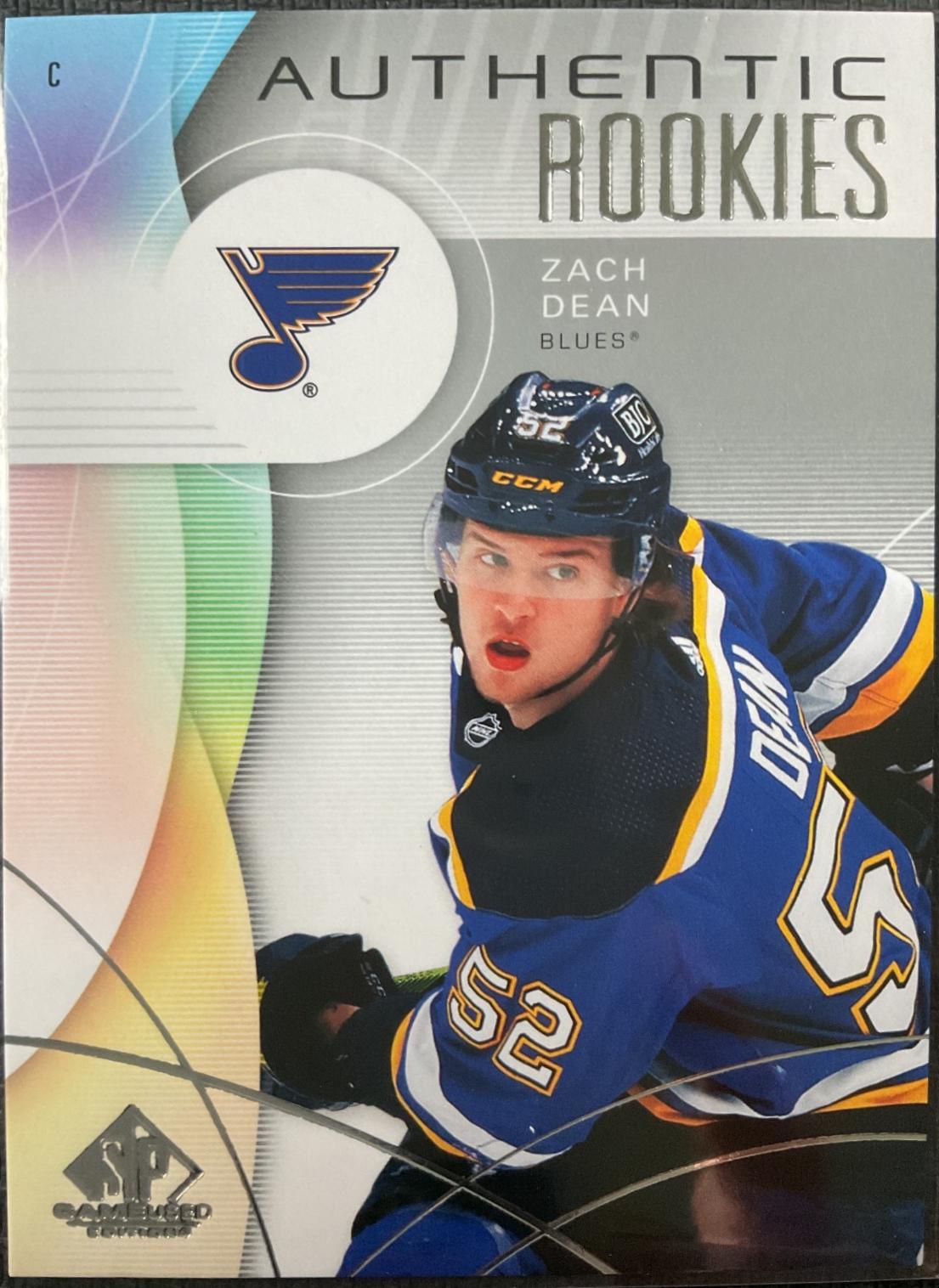 Zach Dean #261 Hockey Cards 2024 SP Game Used