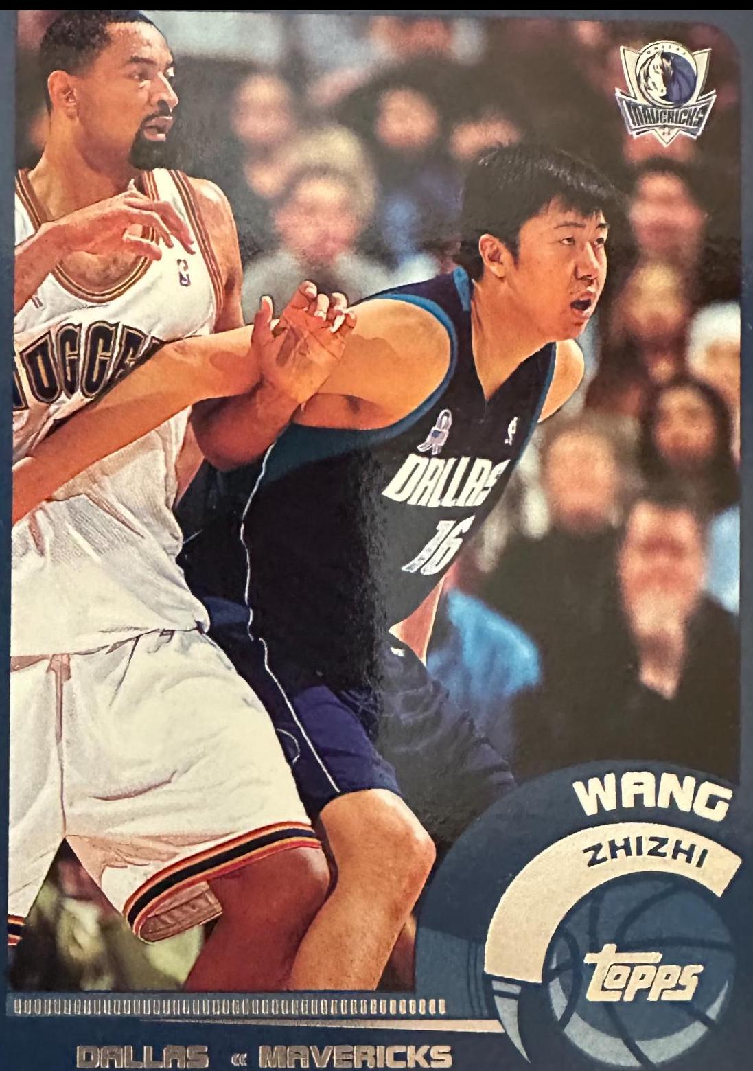 Wang Zhizhi #18 Basketball Cards 2002 Topps