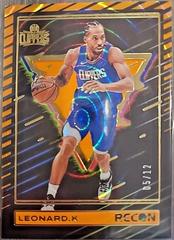 Kawhi Leonard [Orange FOTL] #138 Prices | 2023 Panini Recon