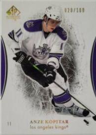 Anze Kopitar #54 Hockey Cards 2007 SP Authentic