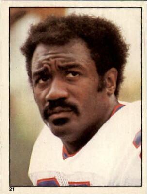 Roland Hooks #21 Football Cards 1981 Topps Stickers