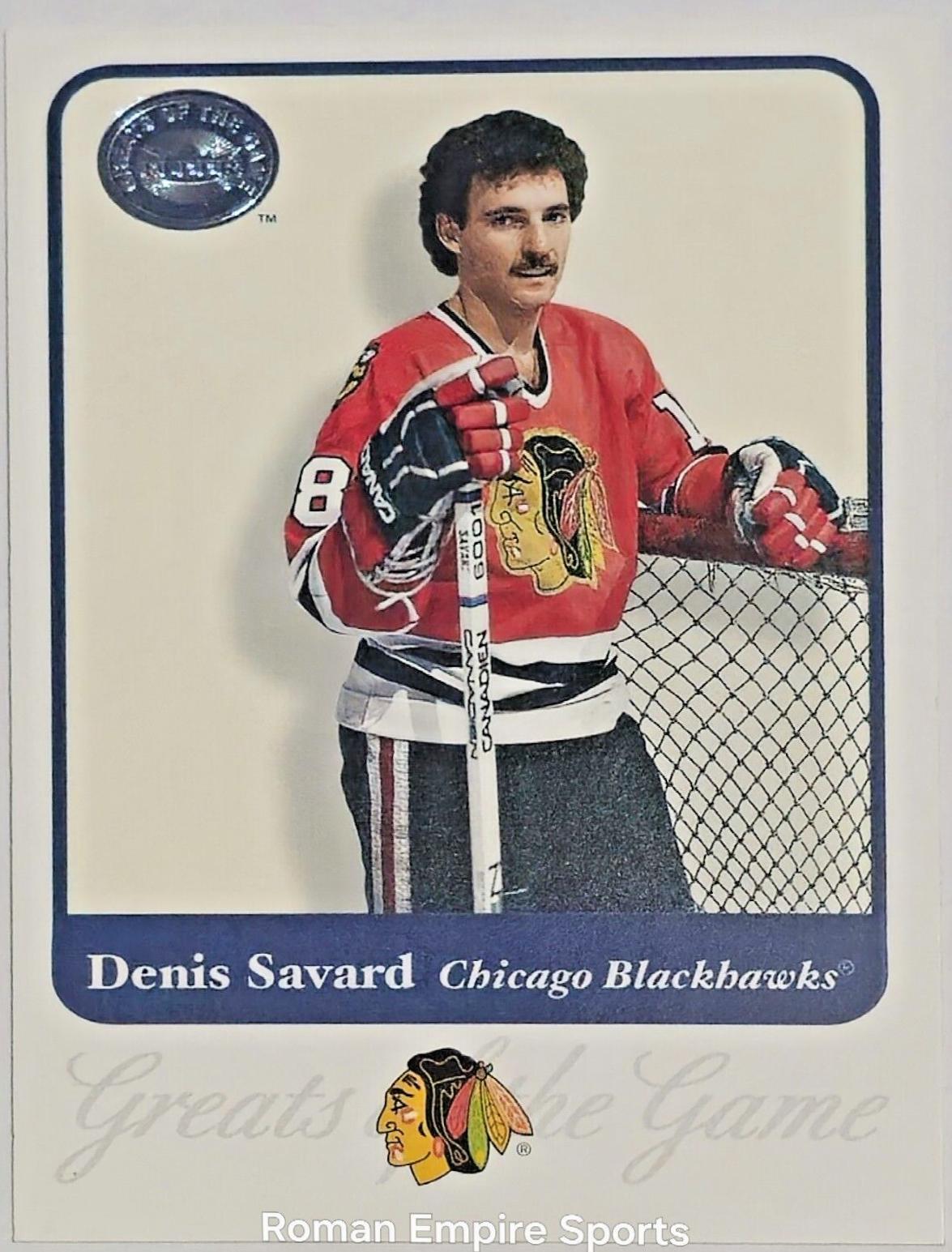 Denis Savard #22 Hockey Cards 2001 Fleer Greats of the Game