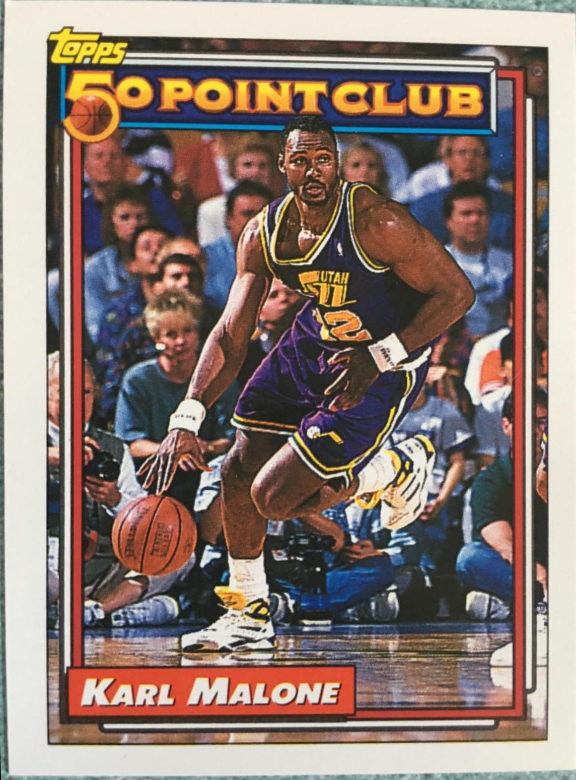 Karl Malone #199 Basketball Cards 1992 Topps