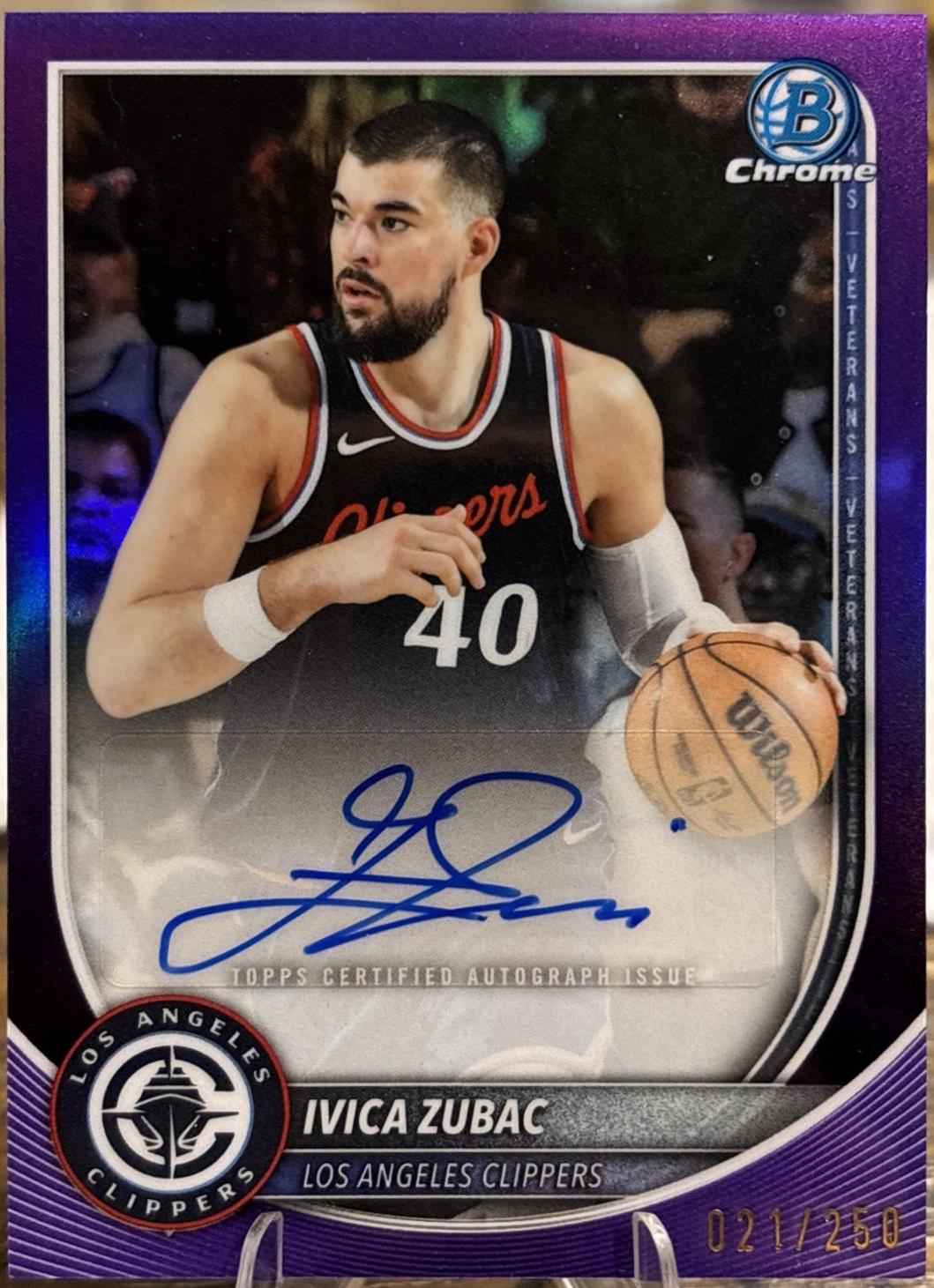 Ivica Zubac [Purple Refractor] #BCA-IZ