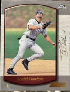 Todd Helton #6 Baseball Cards 2000 Bowman