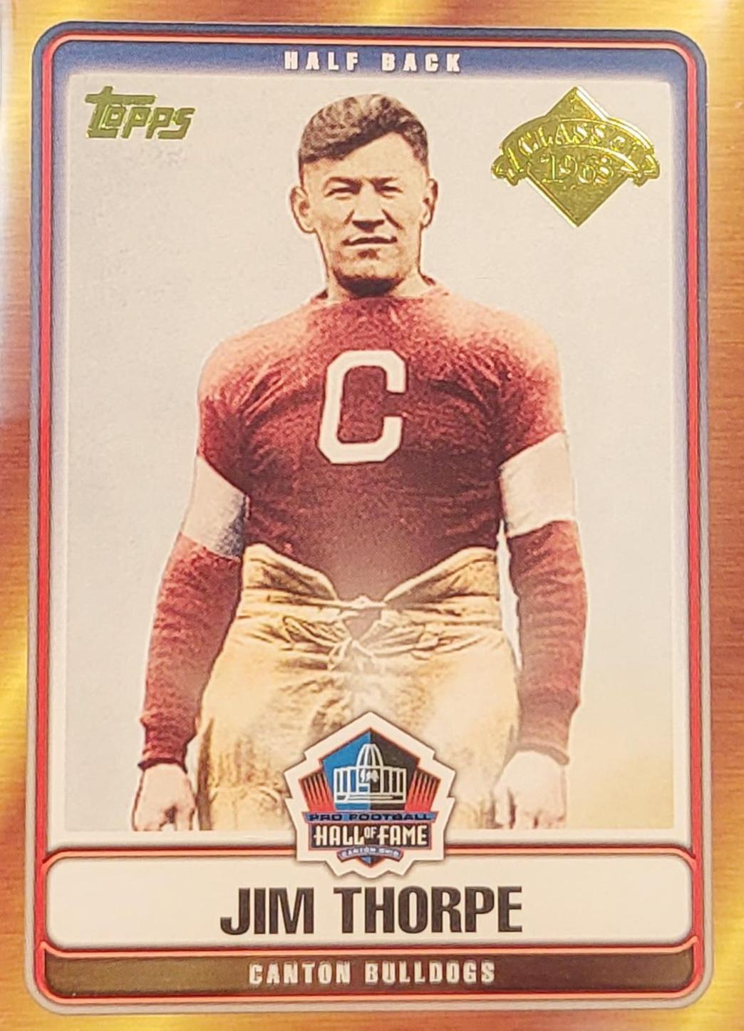 Jim Thorpe #HOFT-JT 2006 Topps Hall Of Fame Class Football