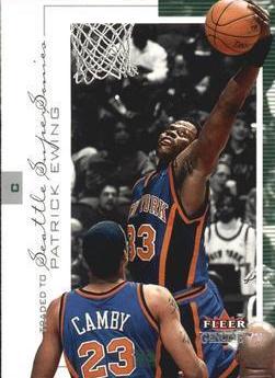 Patrick Ewing #19 Basketball Cards 2000 Fleer Genuine
