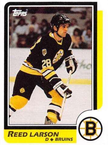 Reed Larson #110 Hockey Cards 1986 Topps