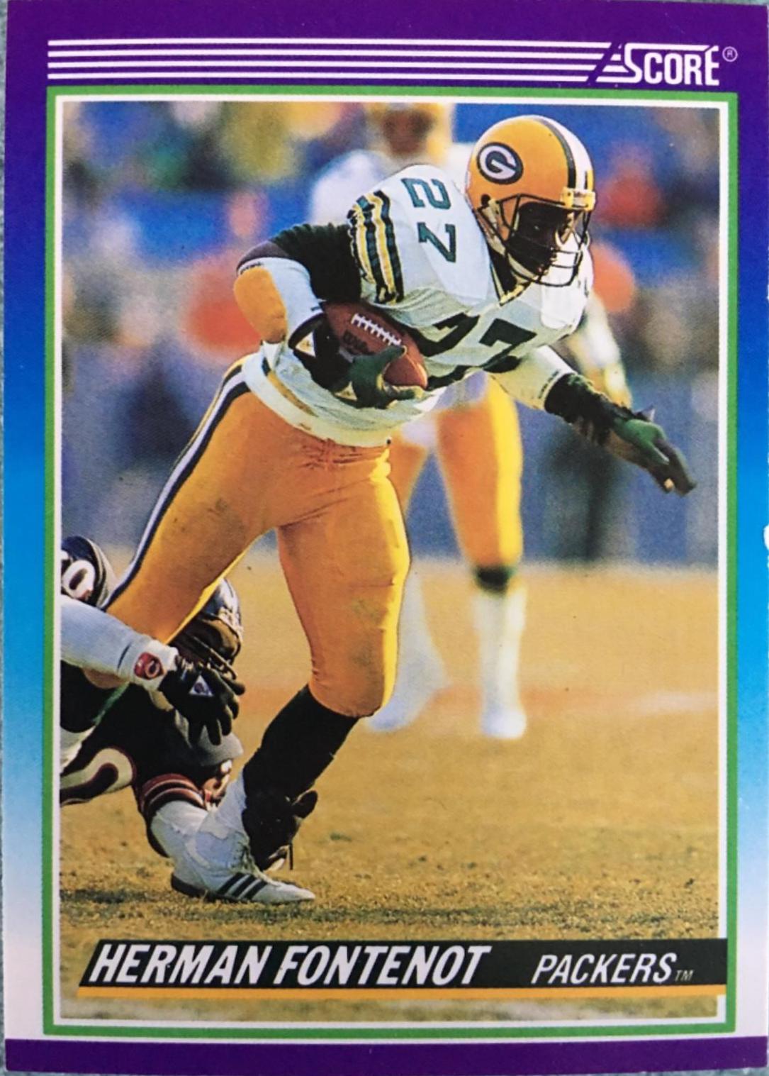 Herman Fontenot #504 Football Cards 1990 Panini Score
