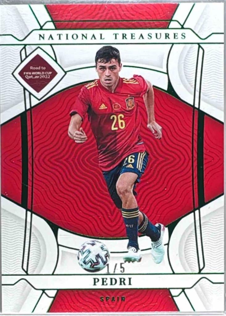 Pedri #127 2022 Panini National Treasures FIFA Road To World Cup