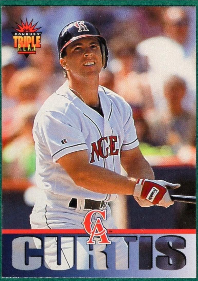 Chad Curtis #11 Baseball Cards 1994 Donruss Triple Play