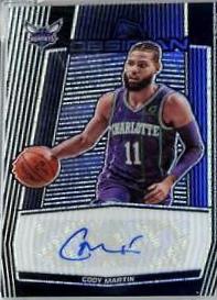 Cody Martin #RA-CMT Basketball Cards 2019 Panini Obsidian Rookie Autographs