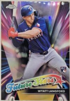 Wyatt Langford #FSU-14 Baseball Cards 2024 Topps Chrome Update Future Stars