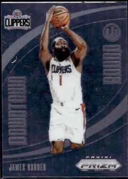 James Harden #2 Basketball Cards 2023 Panini Prizm Deca Downtown Bound