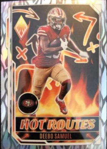 Deebo Samuel #HR-12 Football Cards 2022 Panini Phoenix Hot Routes