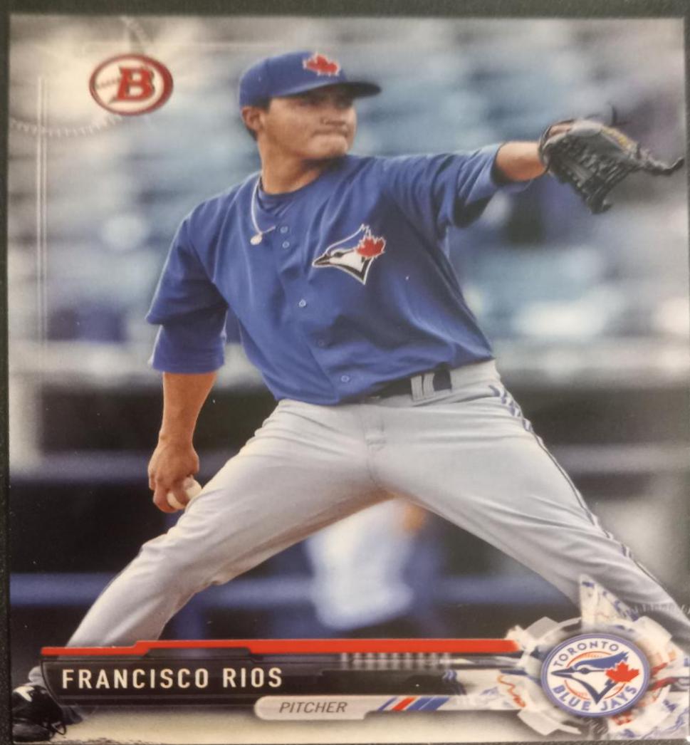 Francisco Rios #BD-96 Baseball Cards 2017 Bowman Draft