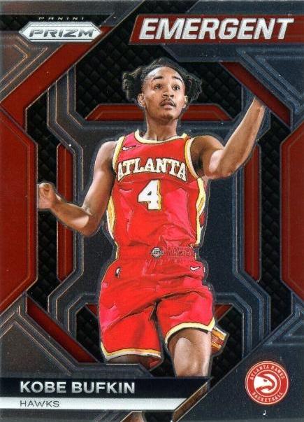 Kobe Bufkin #9 Basketball Cards 2023 Panini Prizm Emergent