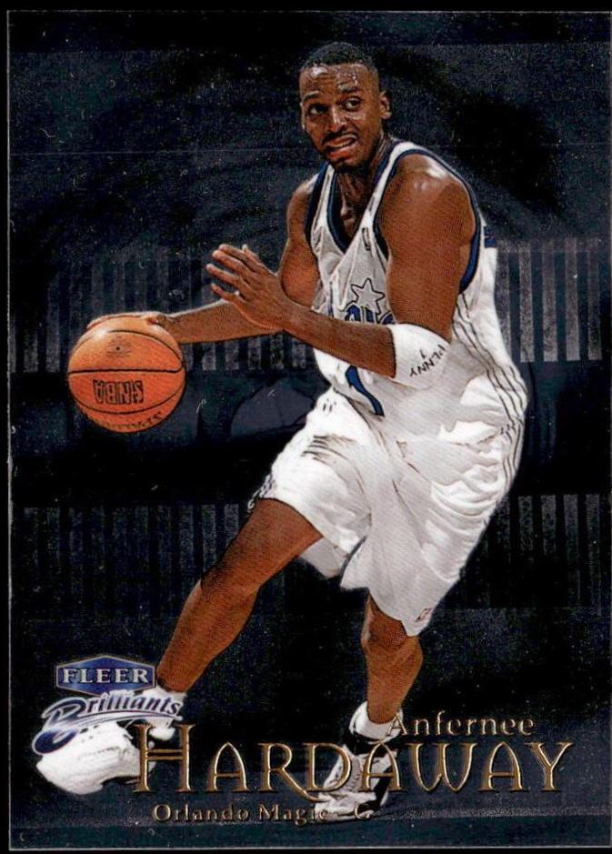 Anfernee Hardaway #8 Basketball Cards 1998 Fleer Brilliants