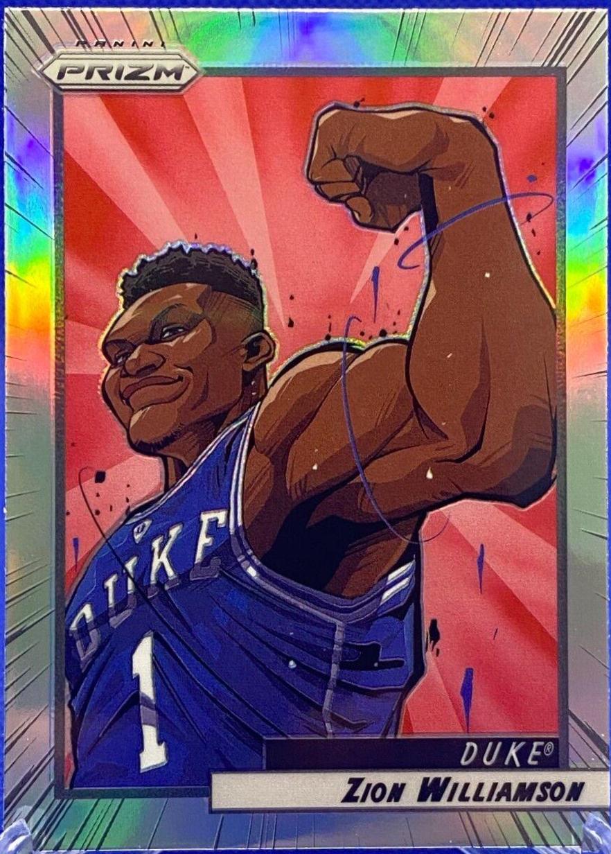 Zion Williamson #MAN-ZW Basketball Cards 2022 Panini Prizm Draft Picks Manga