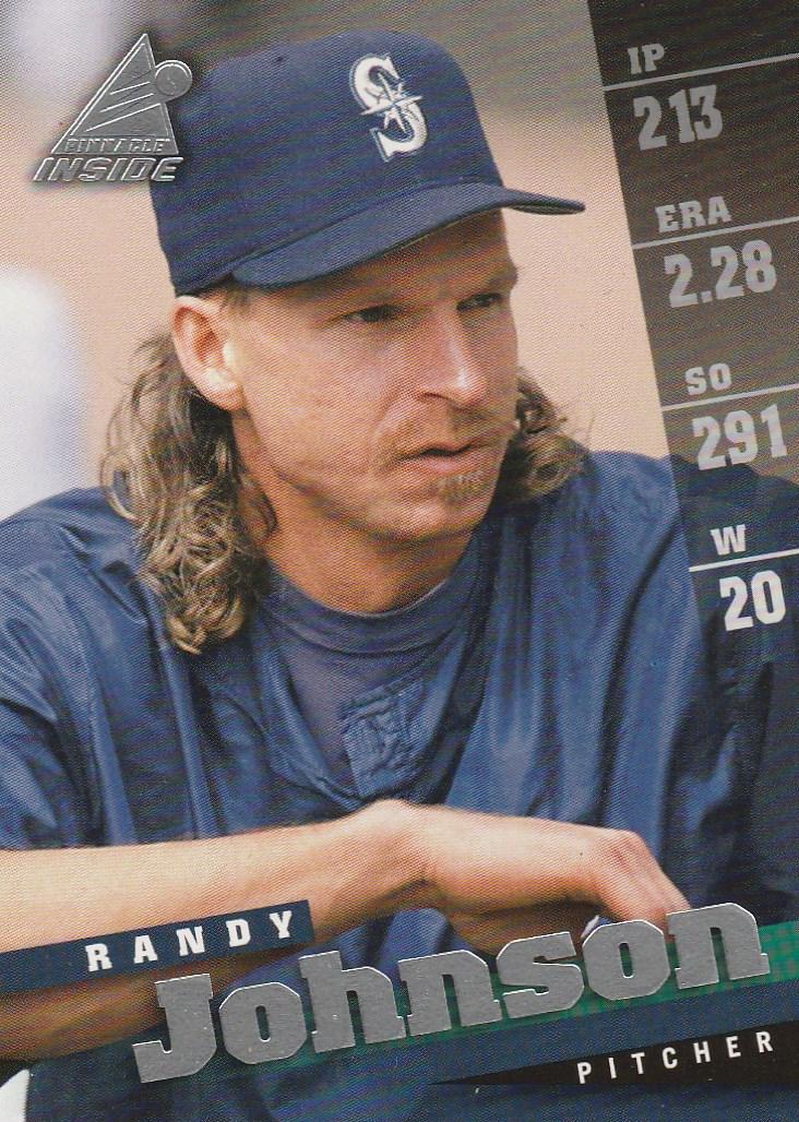Randy Johnson Baseball Cards 1998 Pinnacle Inside