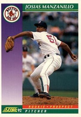 Josias Manzanillo #838 Baseball Cards 1992 Score
