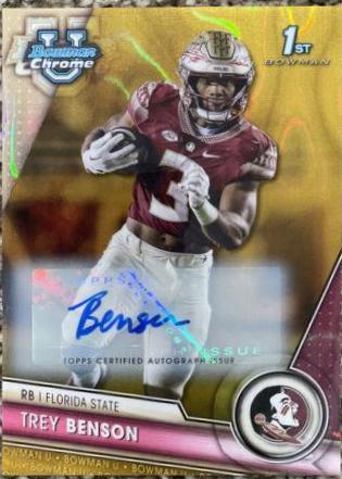 Trey Benson [Autograph Gold] #5