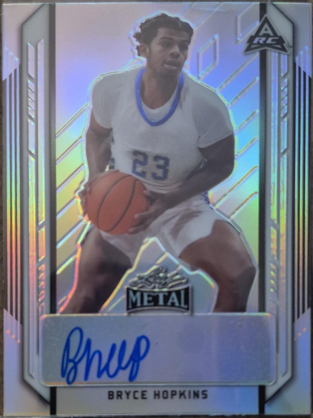 Bryce Hopkins #BA-BH1 2021 Leaf Metal Basketball