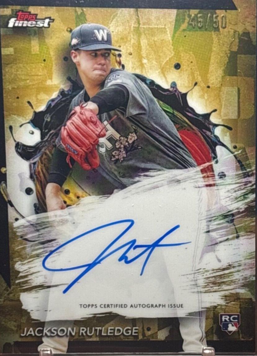 Jackson Rutledge [Gold Refractor] #FA-JRU