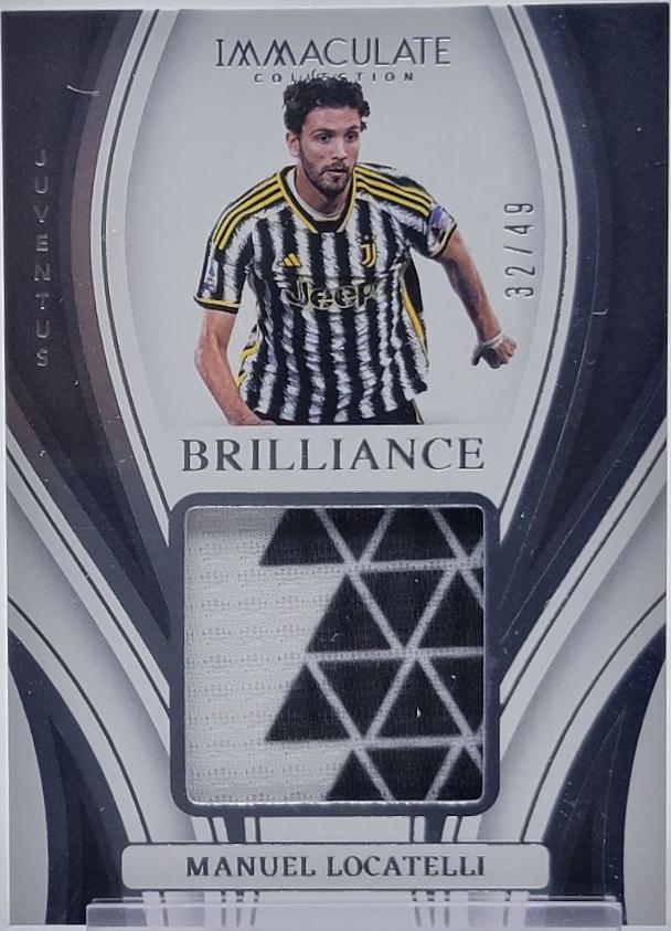 Manuel Locatelli #12 Soccer Cards 2023 Panini Immaculate Brilliance
