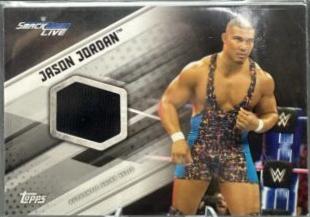 Jason Jordan Wrestling Cards 2017 Topps WWE Shirt Relics